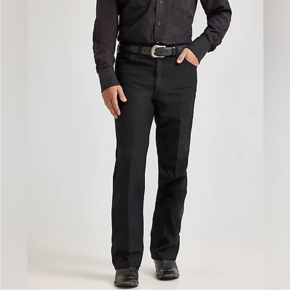 Wrangler Collection Wrancher Boot Jean Regular Fit Black- Various Sizes - Picture 2 of 7